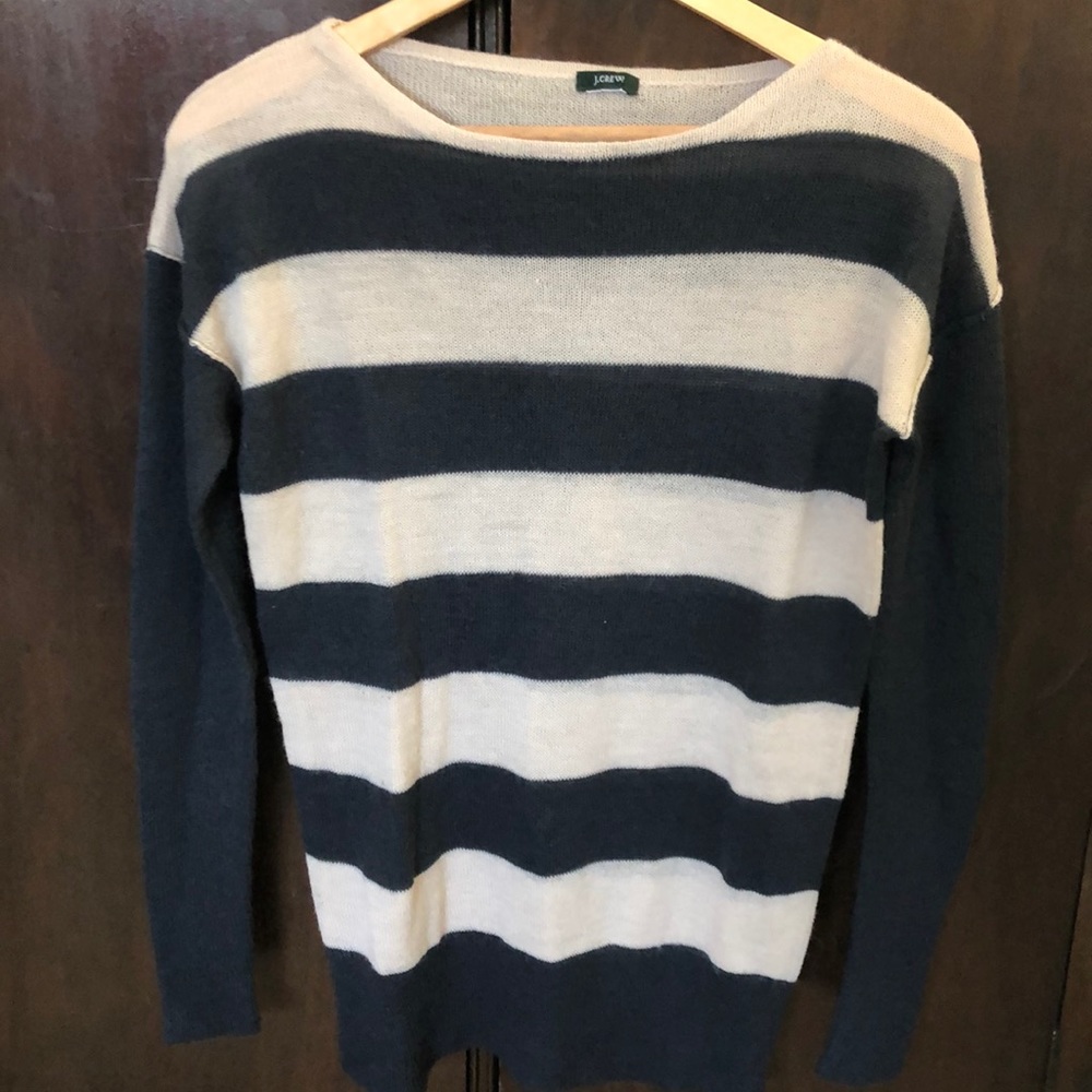 J.Crew Lightweight Striped Sweater - Size S